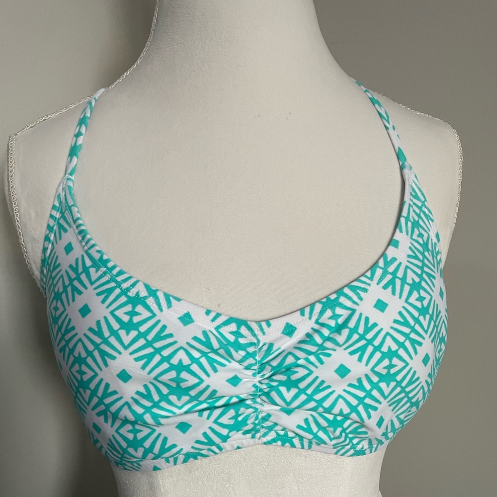 Old Navy XL Bikini Top, blue & white, Girls, brand new with tag